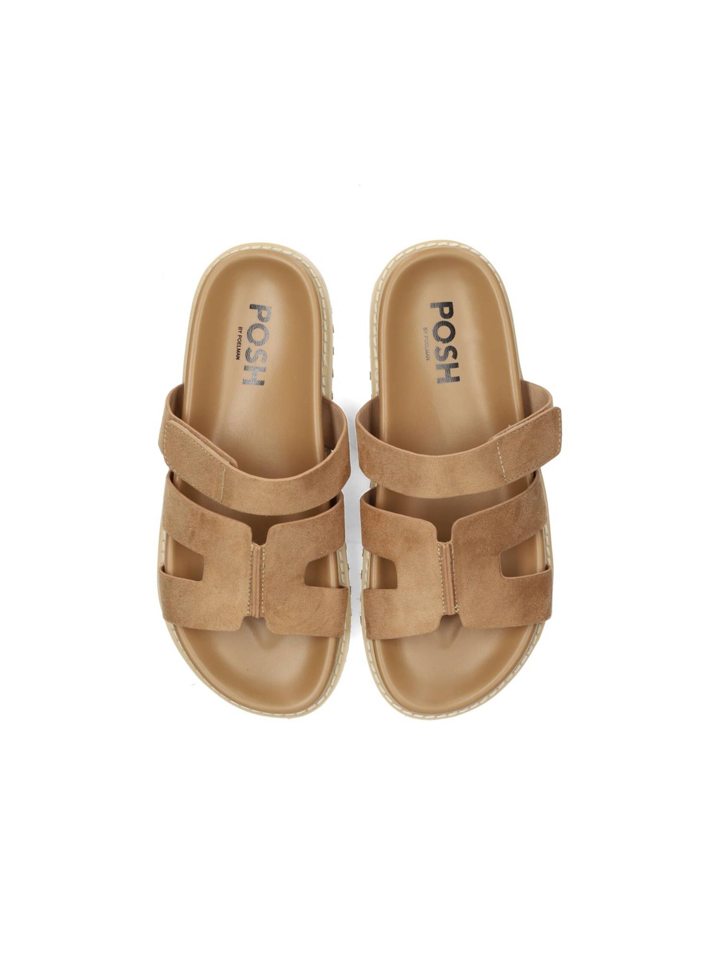 Sandales à lanières 'SCOTTIE' POSH by Poelman en beige