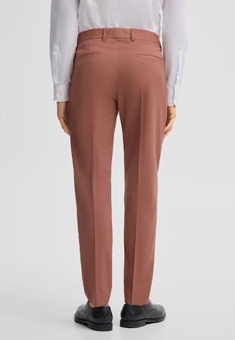 Regular Pantalon à plis STRELLSON en bronze