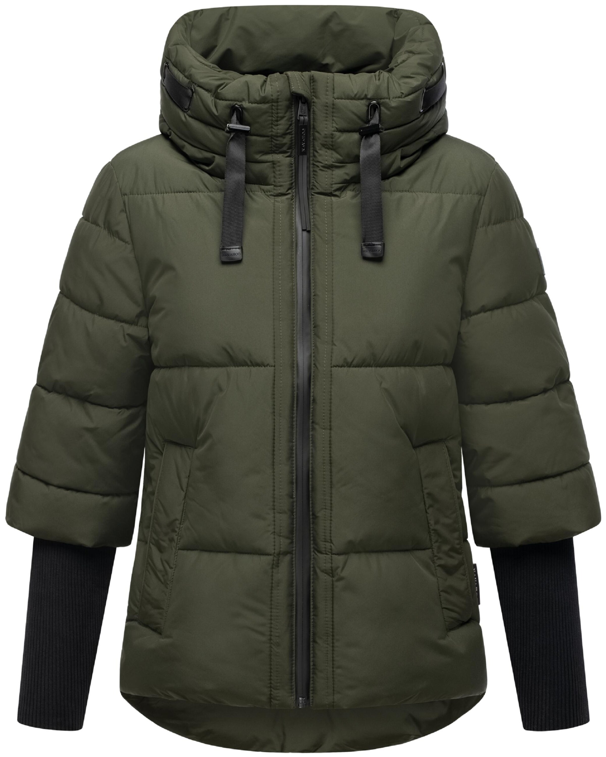 Giacca invernale 'Lotusherz XIV' di NAVAHOO in verde: frontale