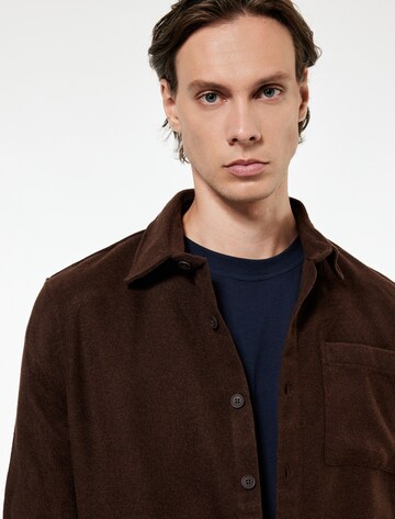 Koton Regular Fit Hemd in Braun