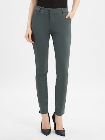 MOS MOSH Slim fit Pleat-front trousers ' MMAbbey ' in Green