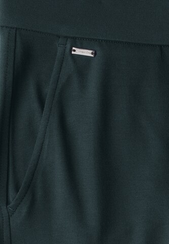 STREET ONE Wide Leg Hose 'Emee' in Grün
