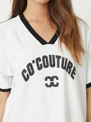T-shirt oversize 'Avana' co'couture en blanc
