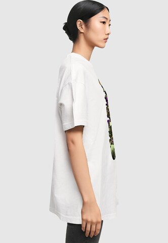 Merchcode Oversizeshirt 'Kabuki' in Weiß