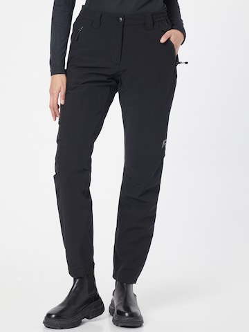 Regular Pantalon outdoor 'PELTTARI' Rukka en noir : devant