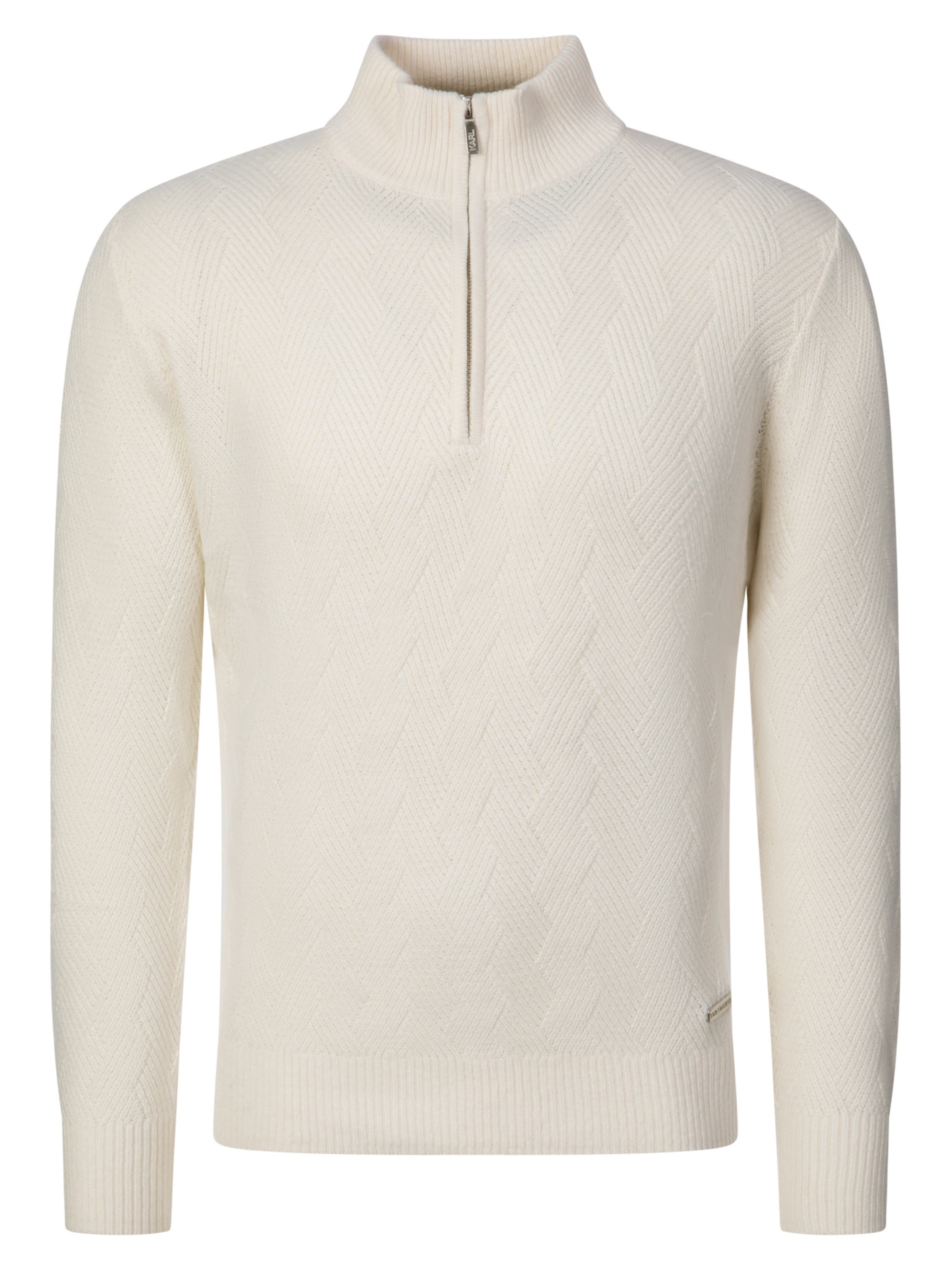 Pullover in XXL Karl Lagerfeld di colore beige, Visualizzazione prodotti