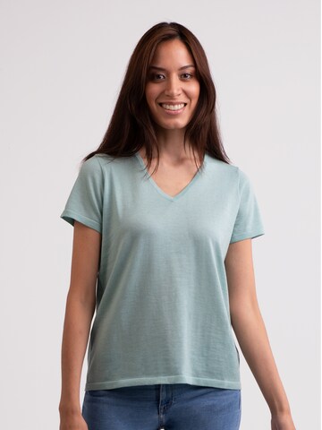 Maglietta di CASH-MERE.CH in verde: frontale