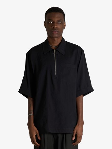 Comfort fit Camicia di Yes London in nero: frontale
