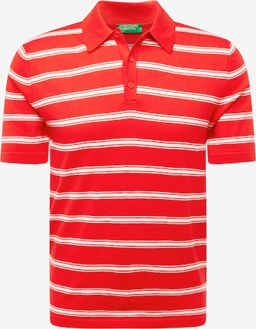 T-Shirt UNITED COLORS OF BENETTON en rouge : devant