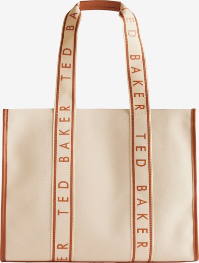 Ted Baker "Shopper" tipa soma, krāsa - karameļkrāsas / dabīgi balts, Preces skats