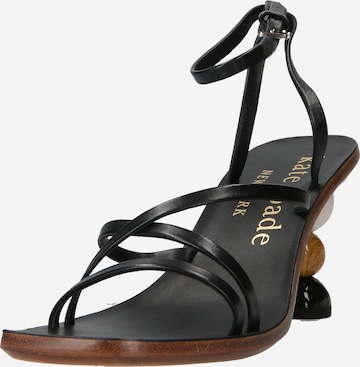 Kate Spade - Sandalias 'CHARMER' en negro: frente