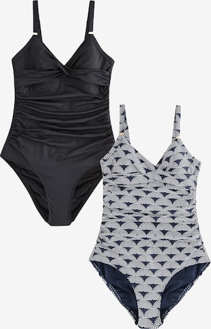 Next Kolmio Uimapuku värissä sininen: etupuoli