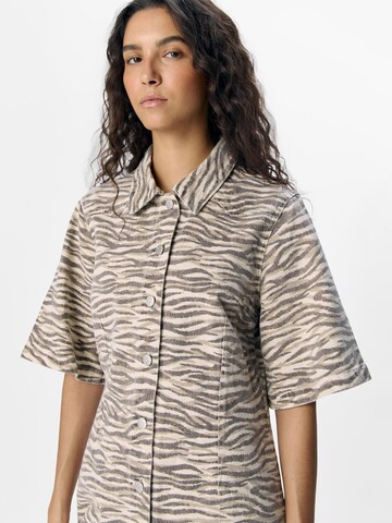 OBJECT Shirt dress in Grey