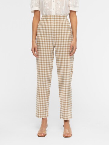 OBJECT Regular Trousers in Brown: front