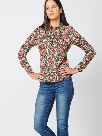 KOROSHI - Blusa en Mezcla de colores: frente