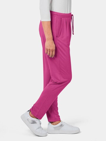 Regular Pantalon Goldner en rose