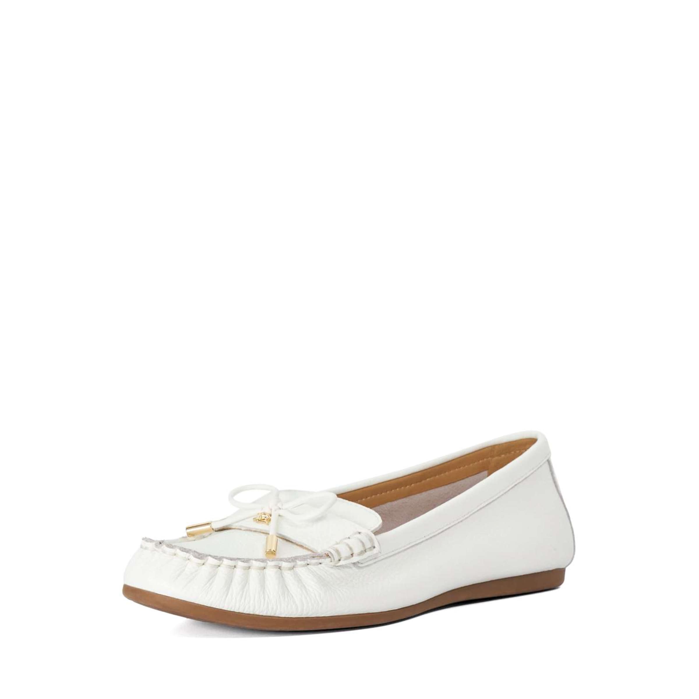Chaussure basse 'Grier' Dune LONDON en blanc : devant