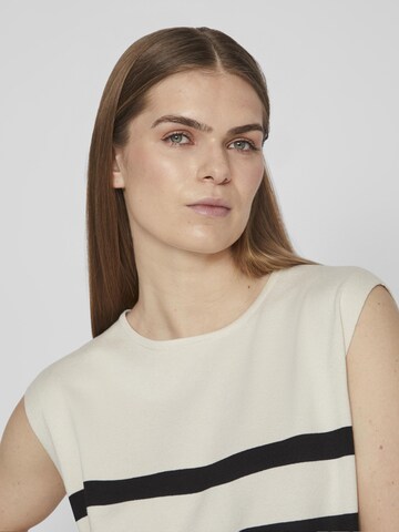 VILA Gebreide jurk in Beige