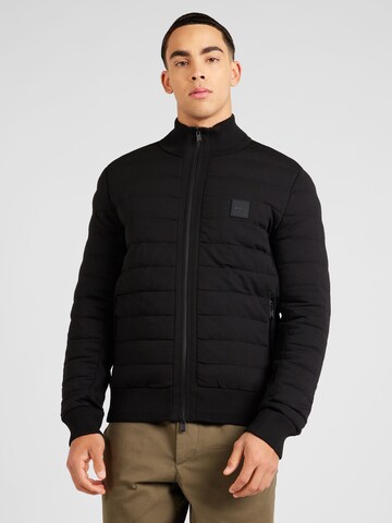 BOSS Between-season jacket 'Paranolo' in Black: front
