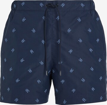 Shorts de bain Tommy Hilfiger Underwear en bleu : devant