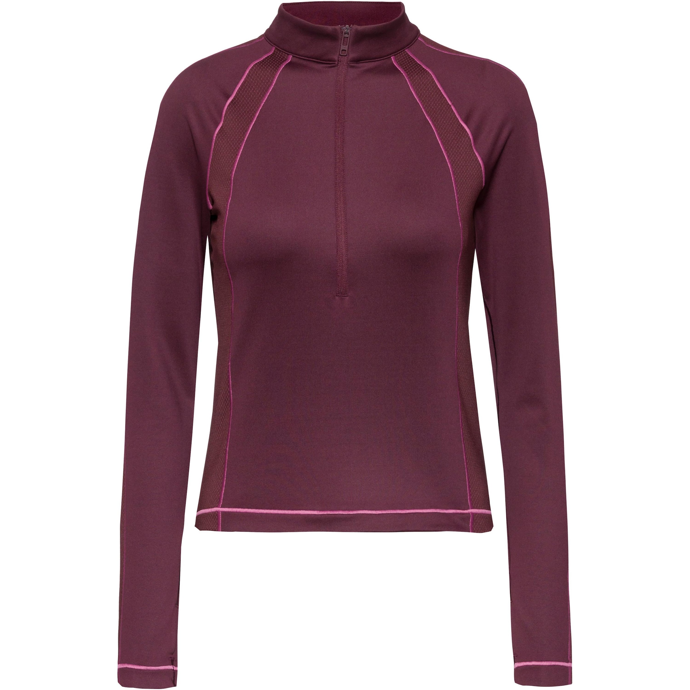 UNDER ARMOUR Performance Shirt 'Cold Gear' in Purple: front