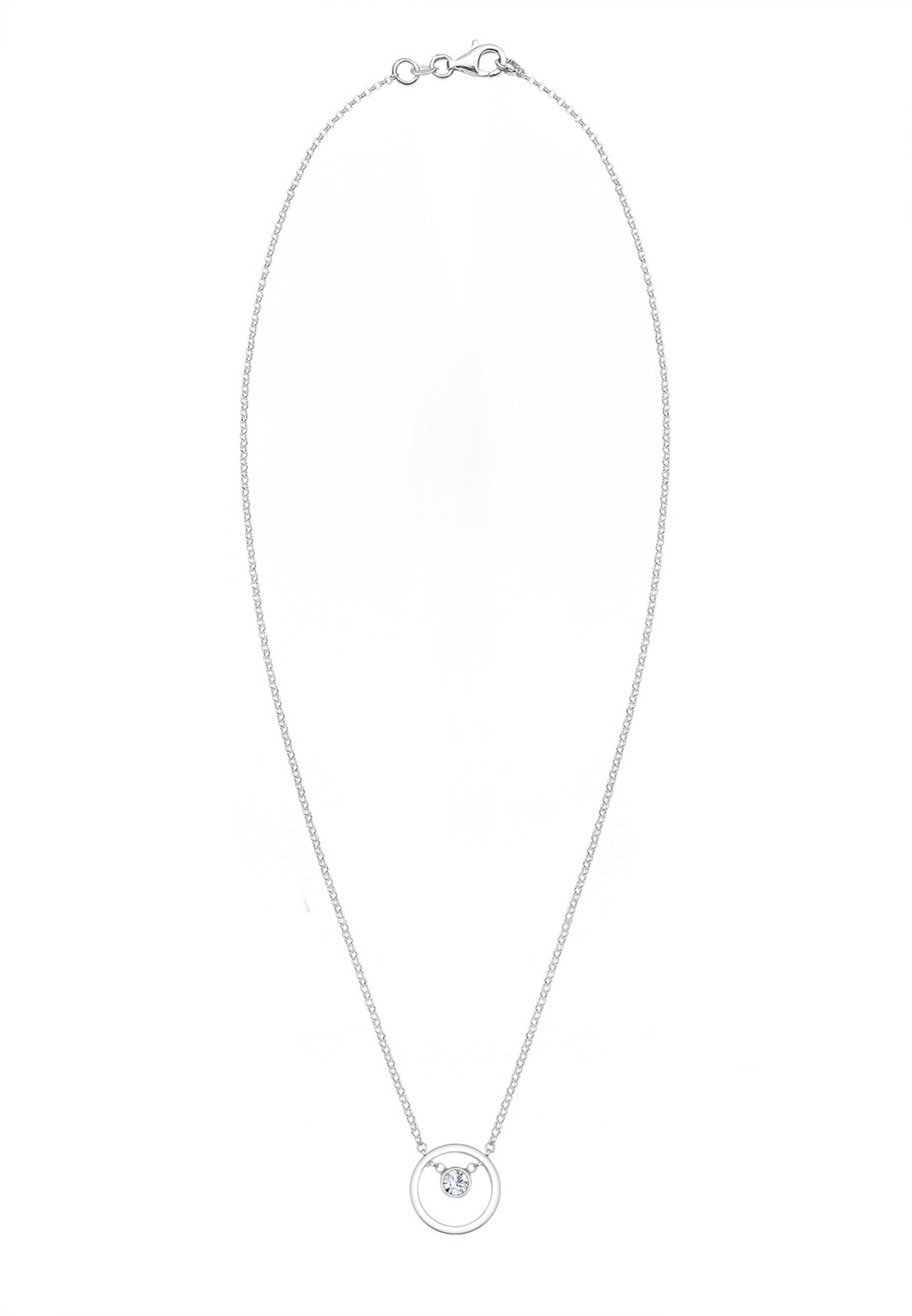 ELLI Ketting 'Kreis' in Zilver