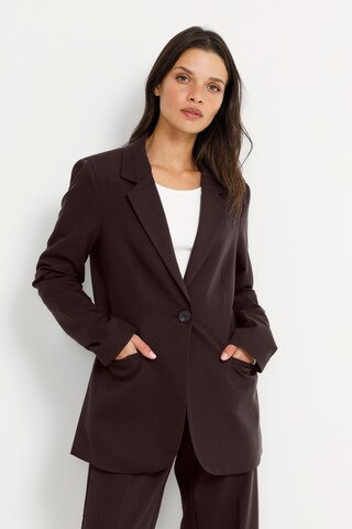 Blazer 'Sakura ' Kaffe en marron : devant