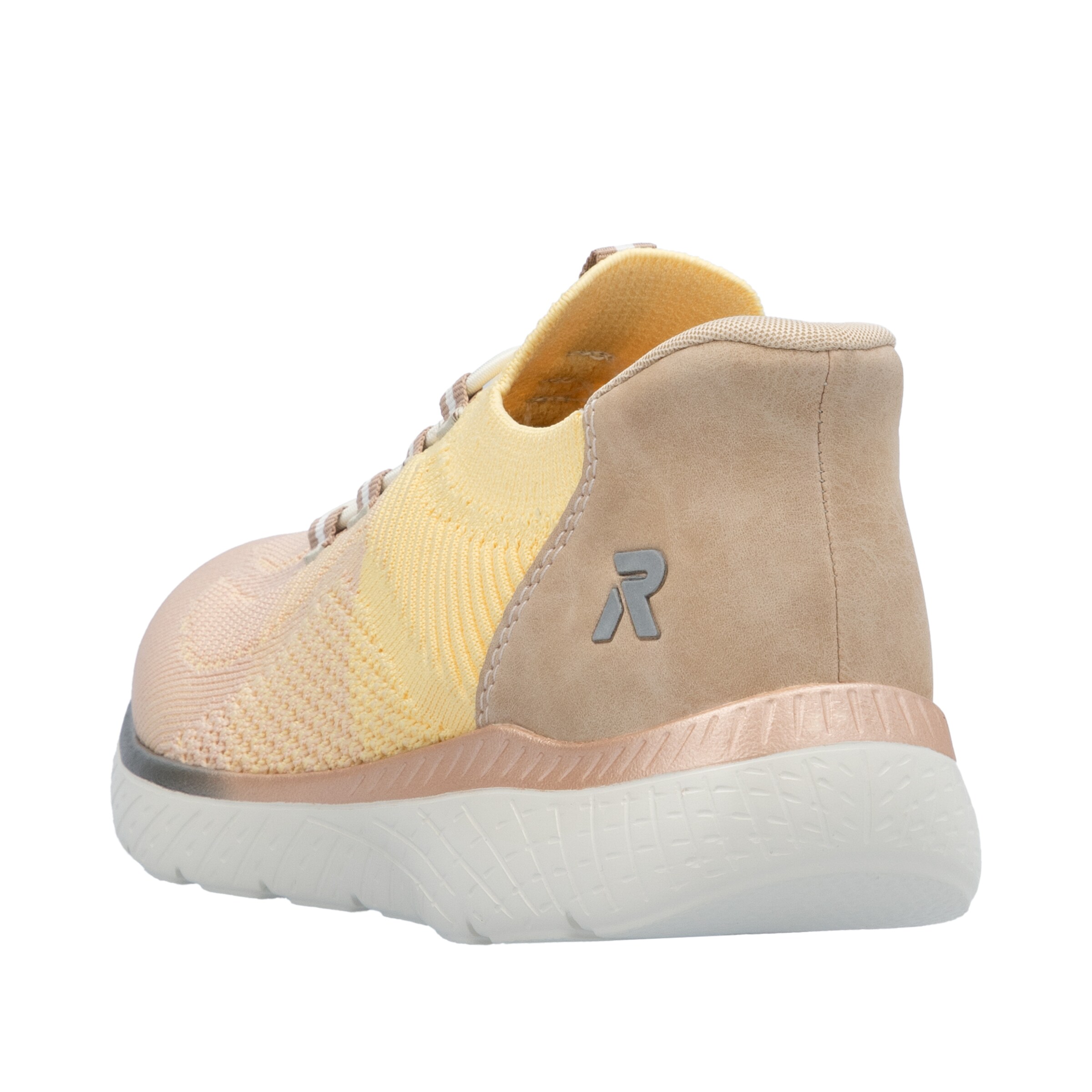 Baskets basses Rieker Sport en jaune