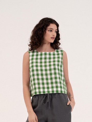 AmourLinen Top 'Lucia' in Groen