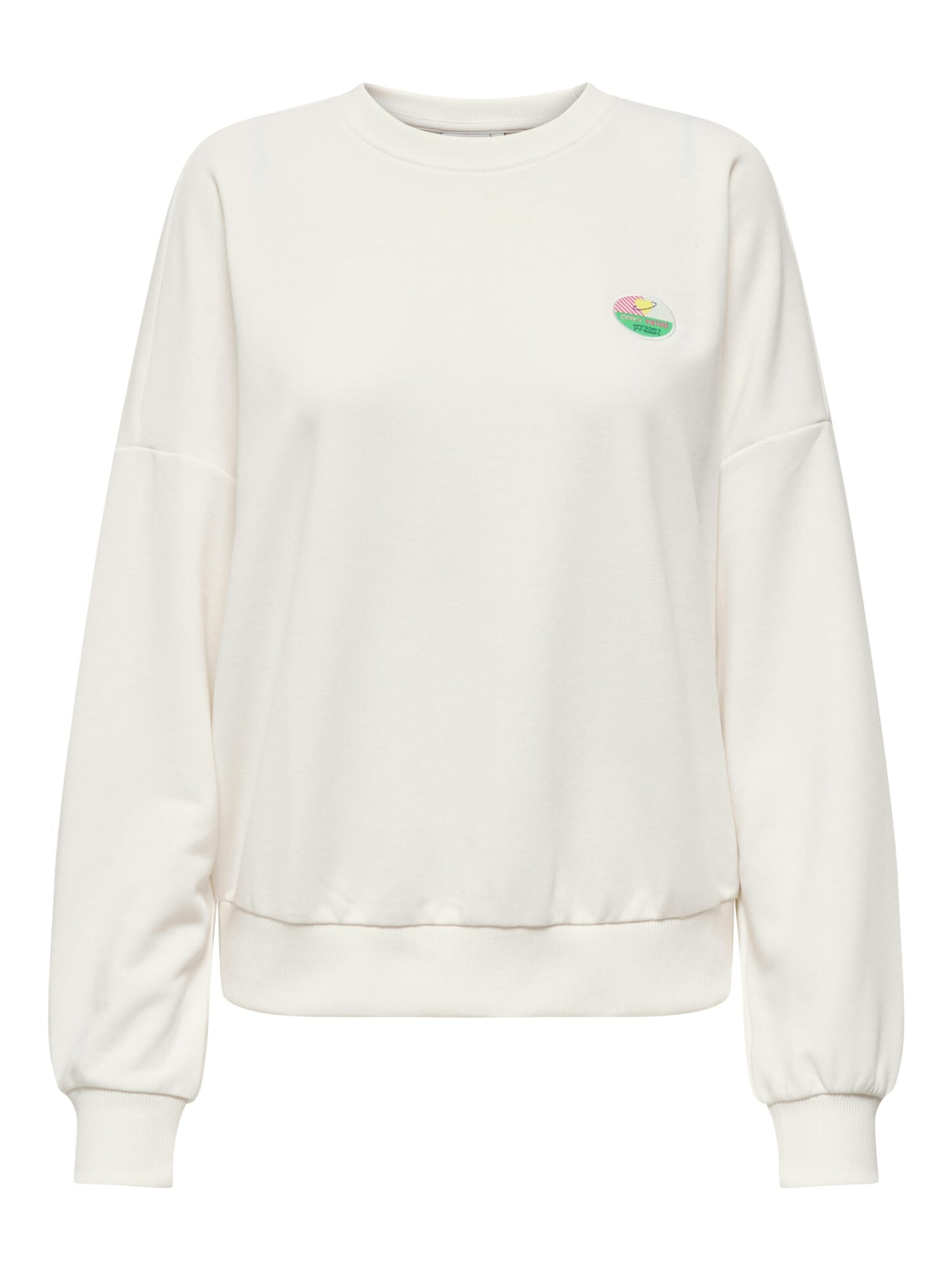 ONLY Sweatshirt 'Minna' in White: front