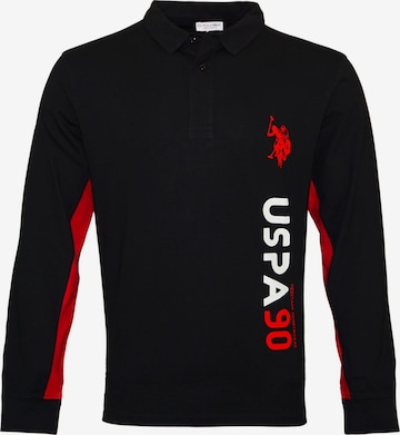 U.S. POLO ASSN. Shirt in Schwarz: predná strana