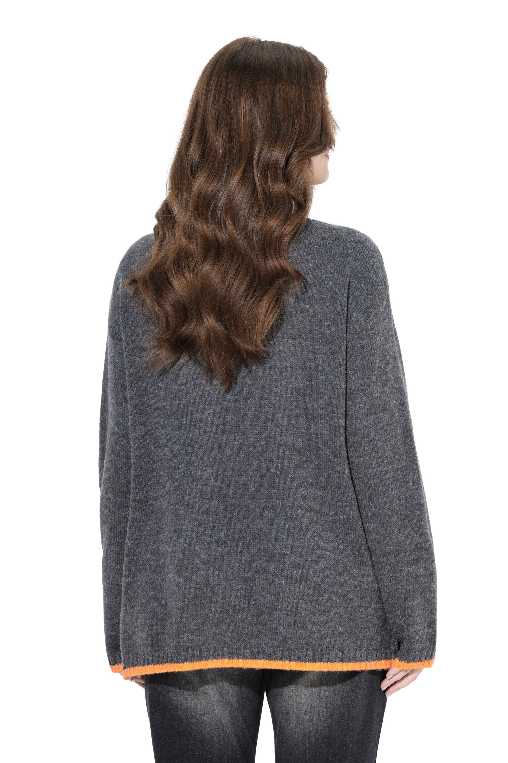 Ulla Popken - Pullover em cinzento