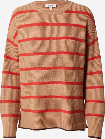 b.young Pullover 'MILO' in Braun: predná strana