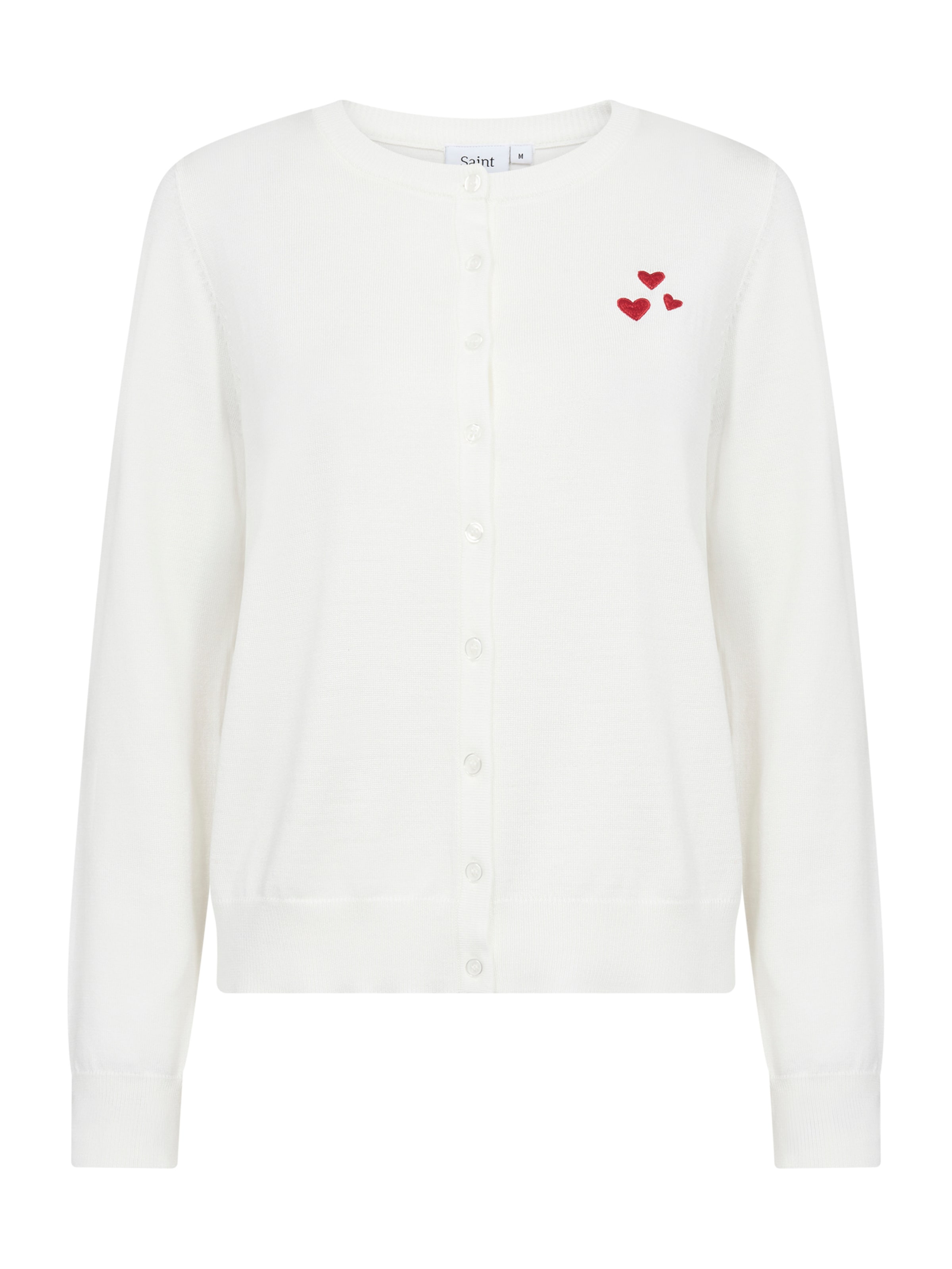 Cardigan 'Valentina' SAINT TROPEZ en blanc : devant