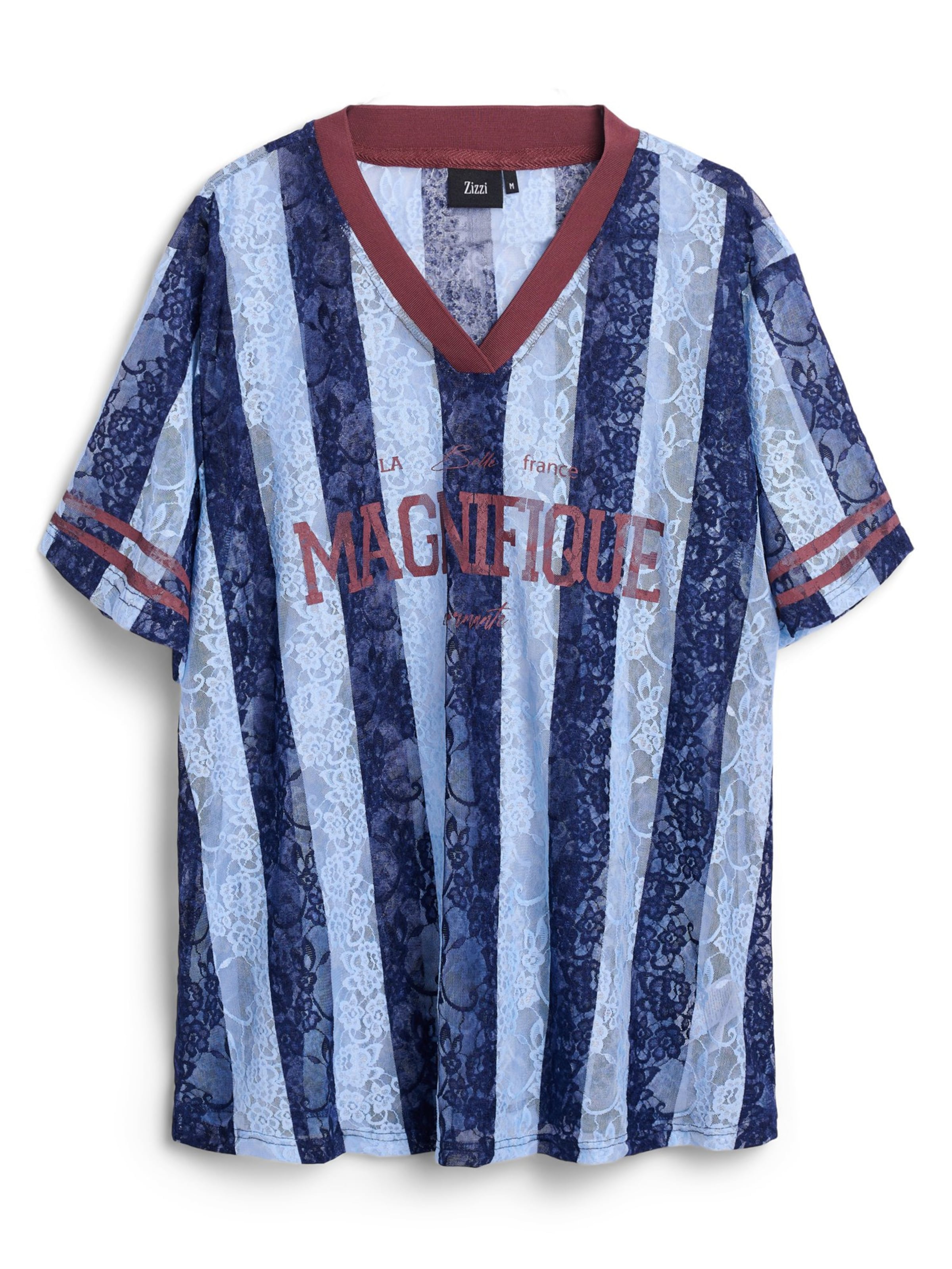 Zizzi - Camisa 'EMonica' em azul: frente