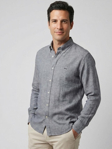McGREGOR Regular fit Button Up Shirt in Blue