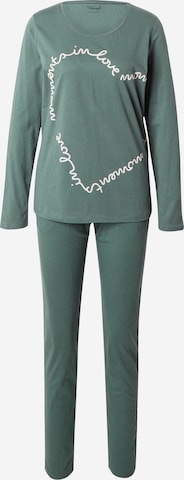 TRIUMPH - Pijama em verde: frente