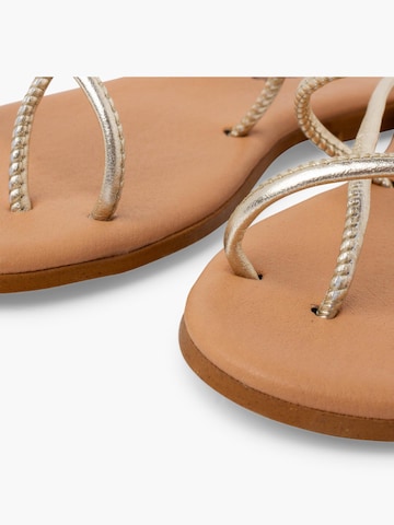 Pisamonas Sandalen in Beige