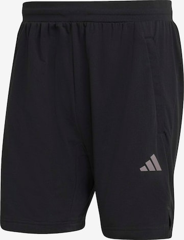 ADIDAS PERFORMANCE Regular Urheiluhousut värissä musta: etupuoli