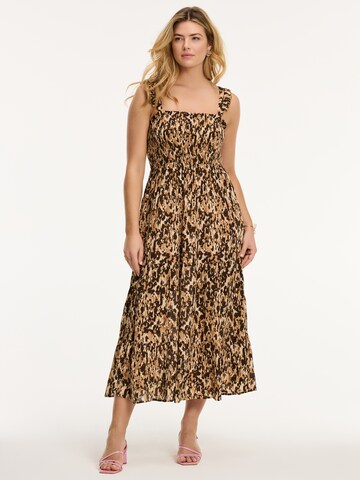 Shiwi Sommerkleid 'SEYCHELLES' in Beige: Vorderseite