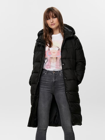 Manteau d’hiver 'Cammie' ONLY en noir : devant