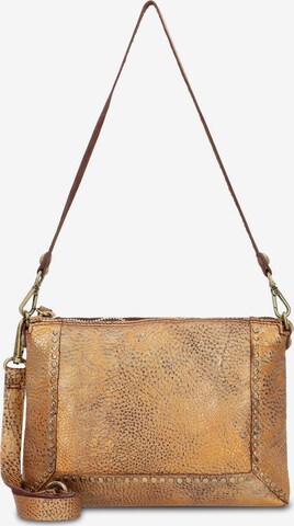 Campomaggi Shoulder Bag in Gold: front