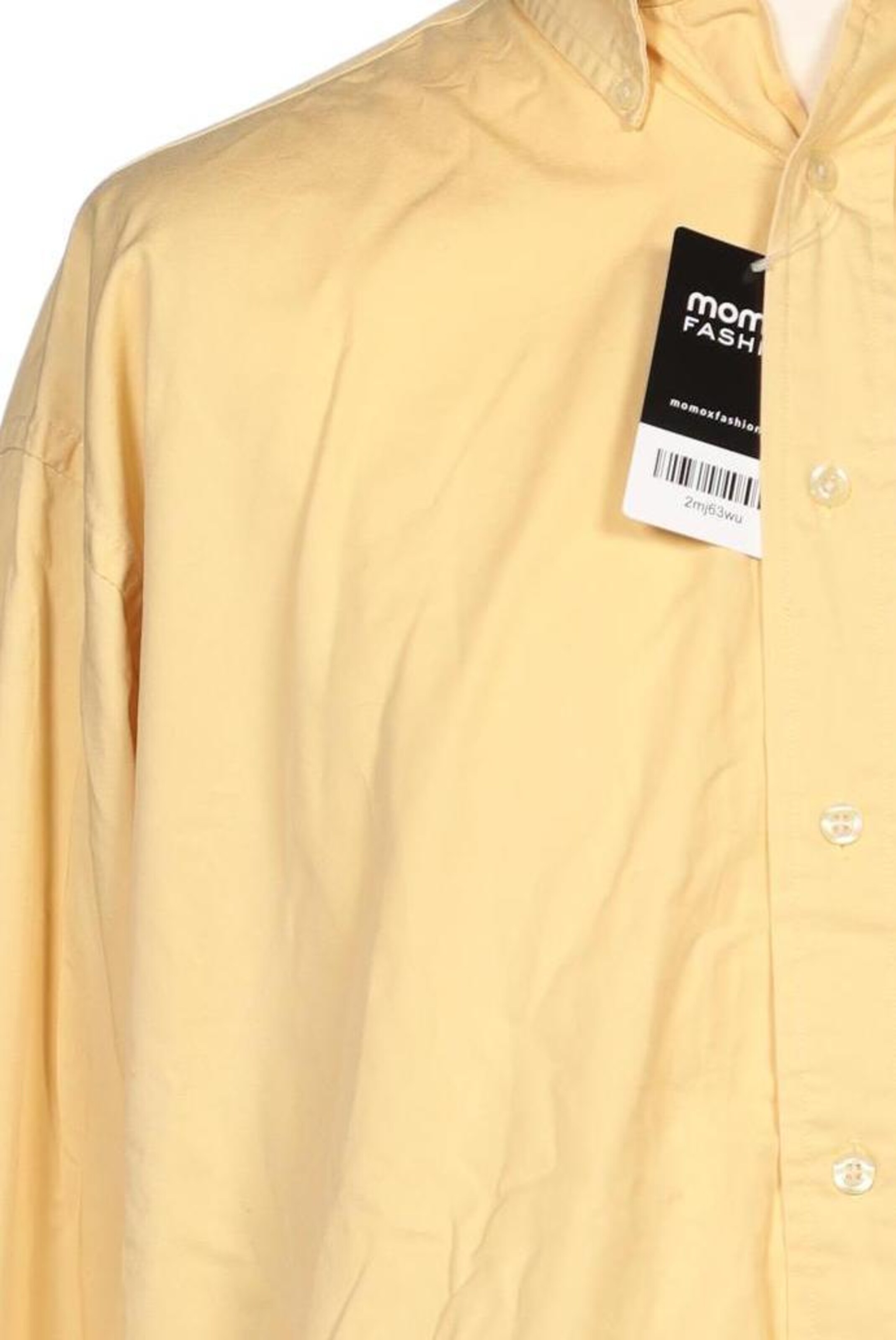 TOMMY HILFIGER Button Up Shirt in L in Yellow