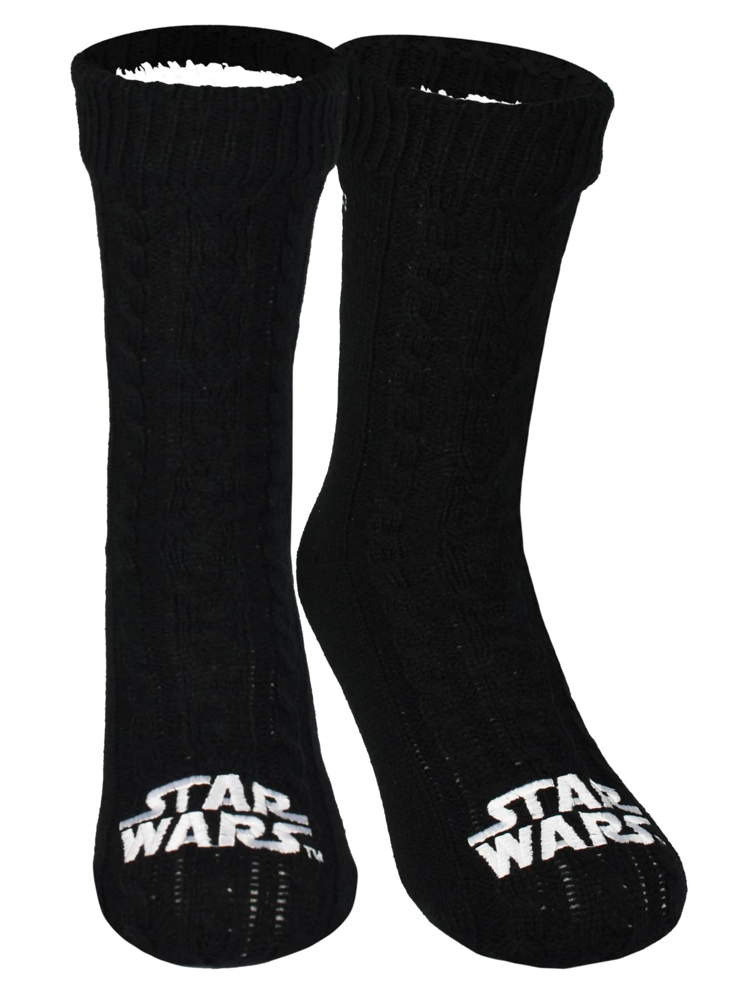 STAR WARS Socken 'Hüttensocken'‌‌‌‌‌‌‌‌ in Schwarz: Vorderseite