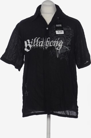BILLABONG Button Up Shirt in XXL in Black: front