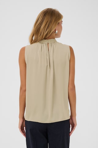 SAINT TROPEZ - Blusa 'AileenSZ' em castanho