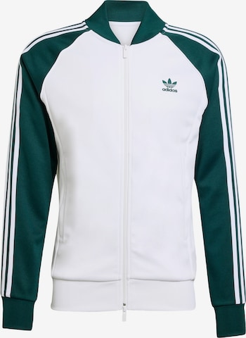 Veste de survêtement 'Adicolor Classics Sst' ADIDAS ORIGINALS en blanc : devant