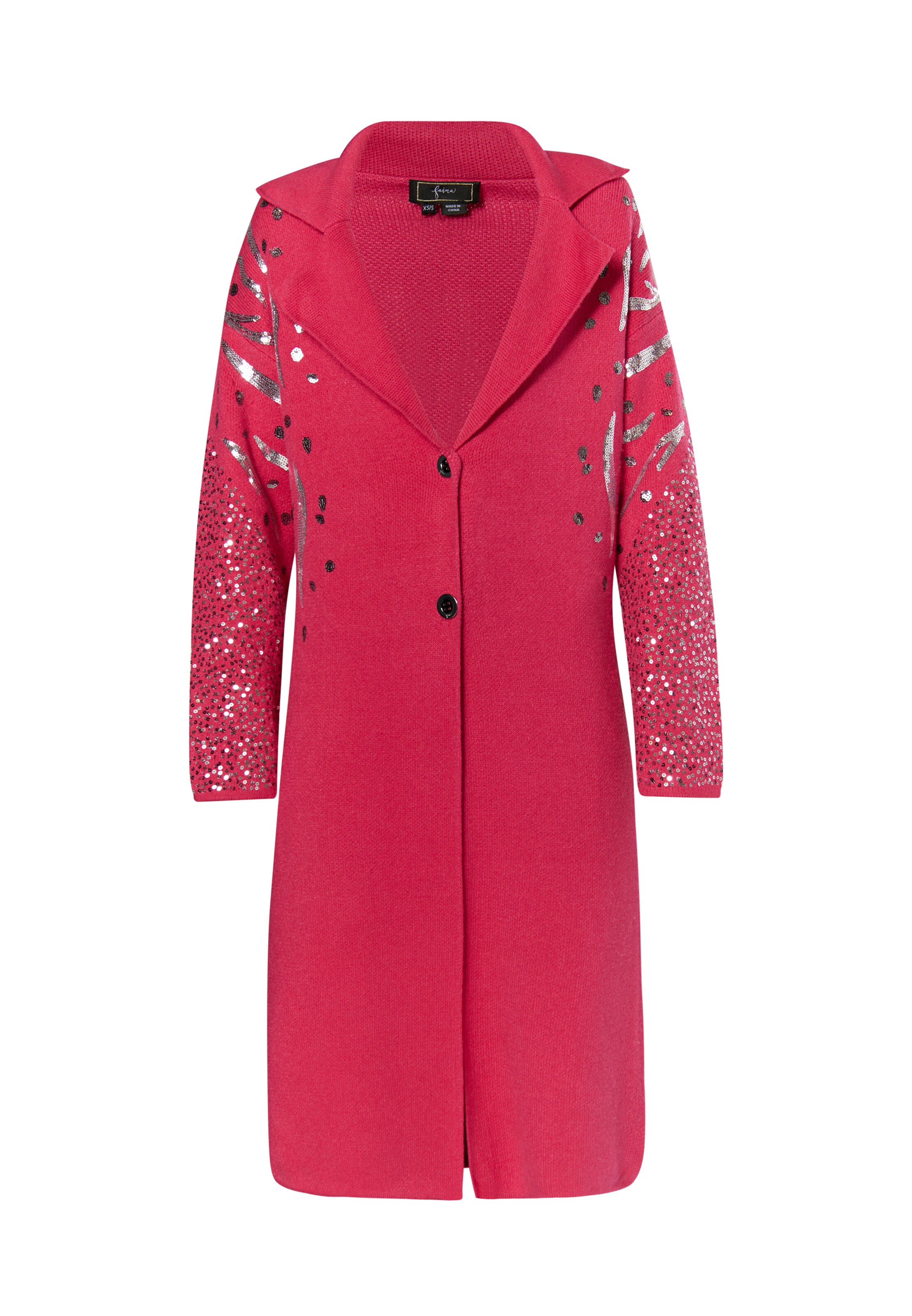 Geacă tricotată 'Minya' de la faina pe roz: față