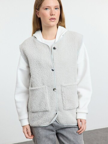 Gilet Trendyol en gris : devant