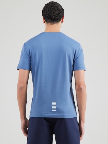 mėlyna EA7 Emporio Armani Marškinėliai